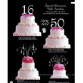 Collier de pendaison de mariage Whopper Sparkle Cake Jewelry Drops Topper